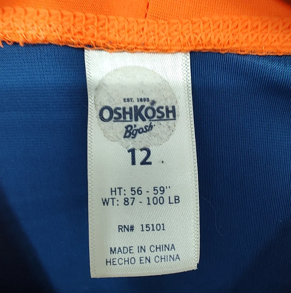 OshKosh Bgosh vibrant orange